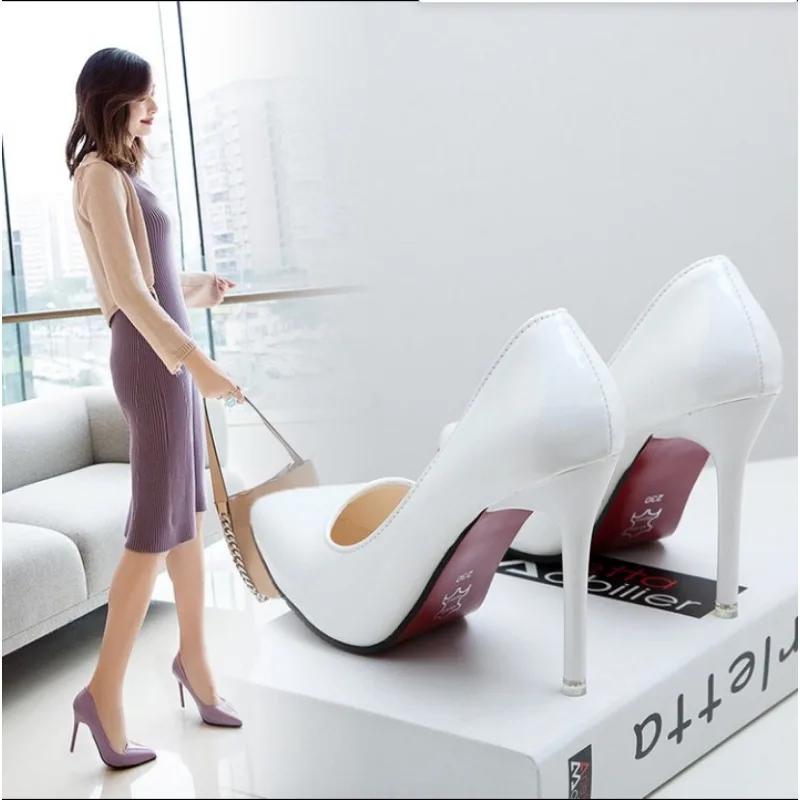 New Women Pumps Suede High Heels Shoes Fashion Office Stiletto Party Shoes Female Comfort Heels