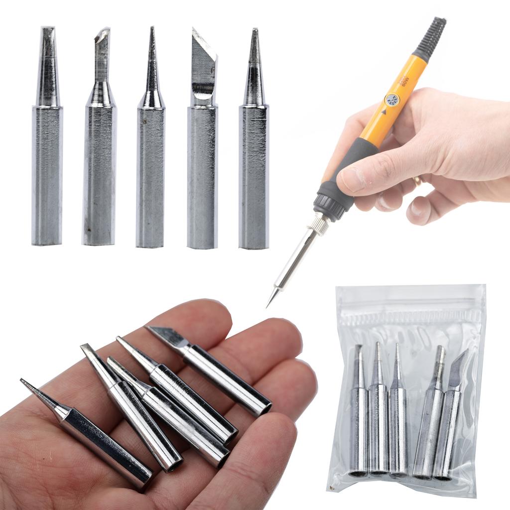 Rosfix Zestaw 8w1 Lutownica Precyzyjna OP60W – Regulacja Temperatury 200–450°C | 6 Grotów i Podstawka | Szybkie Nagrzewanie