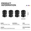 rldf3 4pcs Car Wheel Tire Valve Caps Tyre Stem Covers Airdust Waterproof Accessories For Seat  Arona