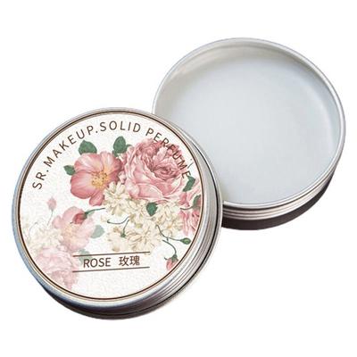 Женский твердый парфюмерный бальзам в китайском стиле, аромат для тела, лаванда, длительный цветочный аромат розы