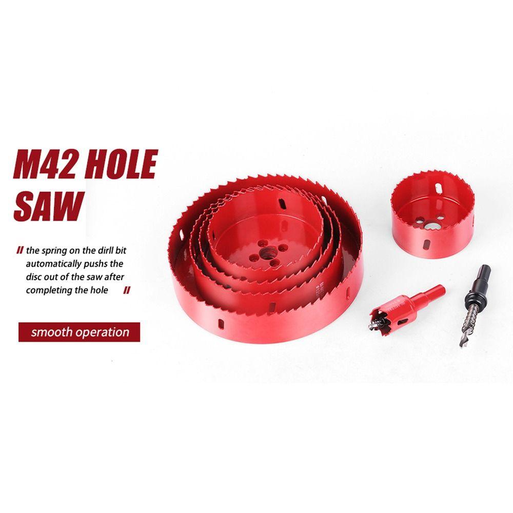 1 шт. 15-200 мм Биметаллическая коронка DIY Деревообрабатывающий инструмент для металла Железа Алюминия Пластика