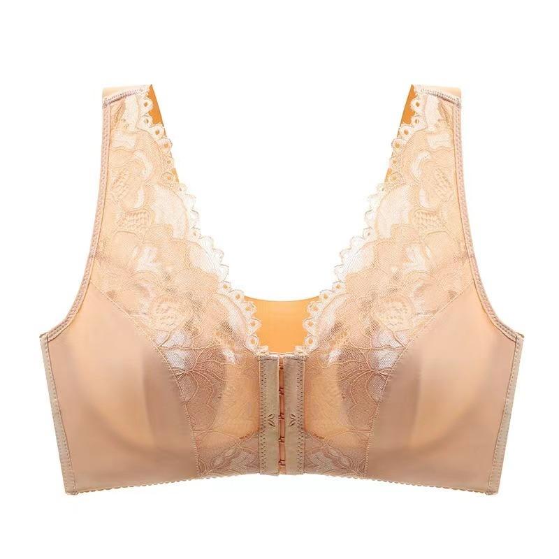 Женское нижнее белье больших размеров, сексуальные бюстгальтеры пуш-ап, беспроводной бюстгальтер с застежкой спереди, кружевной бюстгальтер с глубоким V-образным вырезом, топы с тонкой чашкой, сексуальное женское белье