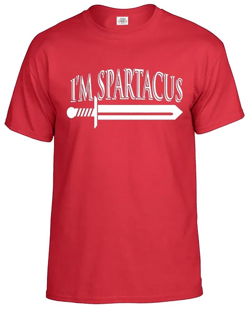 Мужская футболка Spartacus без исторических персонажей, забавная подарочная футболка