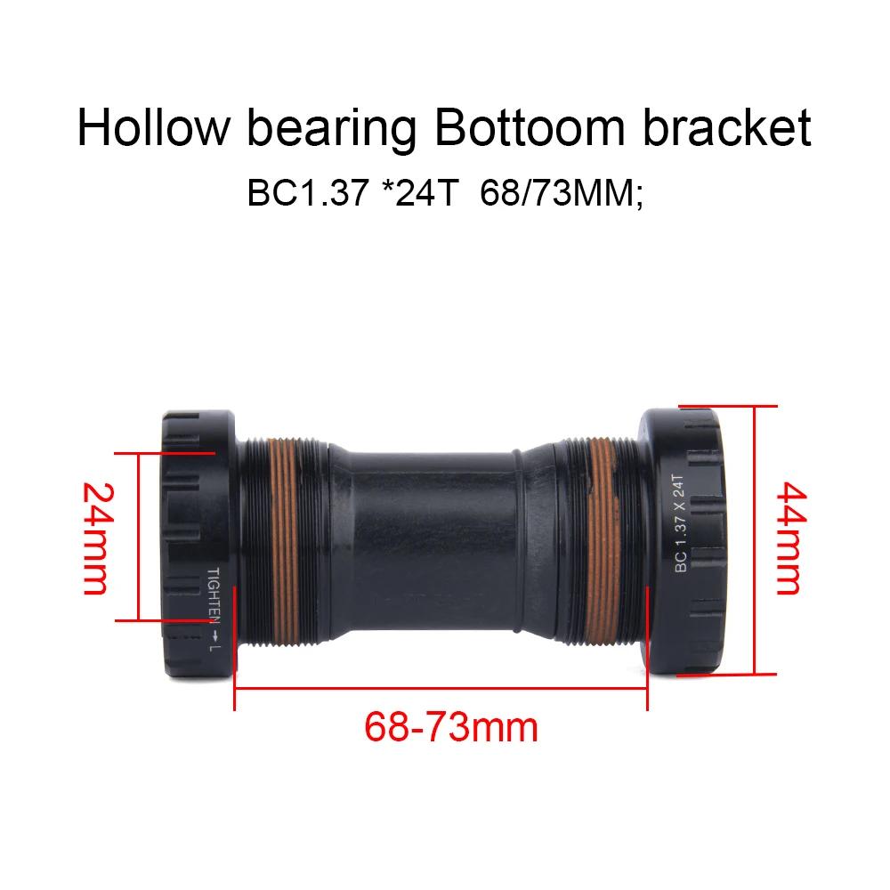 SKEACE алюминиевый сплав кривошипно-шатунный механизм велосипедный шатун 165 мм 144BCD 49T Hollowtech односкоростные детали велосипедная звездочка с кареткой