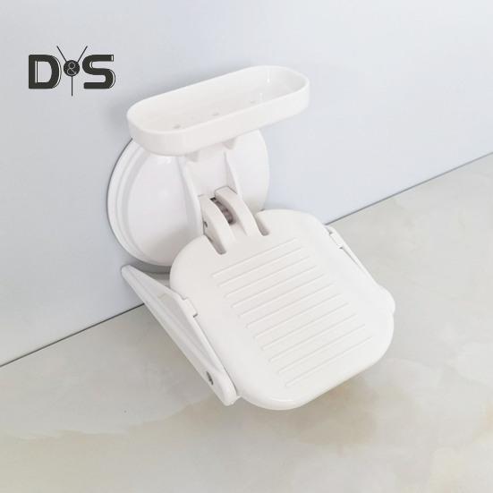 Регулируемая по высоте педаль для ванной комнаты, конструкция с присоской без сверления, нескользящая широкая педаль, экономящая место подставка для ног в душе