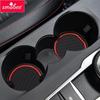 Smabee Gate Slot Cup Pad для Ford FOCUS 2019 Автомобильные аксессуары для интерьера Резиновые нескользящие коврики Противоскользящий коврик Наклейка на автомобиль