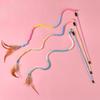 Cat Toy Caterpillar Cat Teaser Colorful Rod Teaser Wand Cat Interactive Toy Funny Feather Pet Cat Supplies Cat Accessory