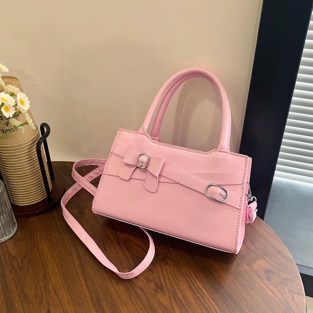 Simple Casual Commuting Women's Bag New Trendy and Fashionable Small Square Bag Korean Style Handbag Bag Feel Underarm Bag Women