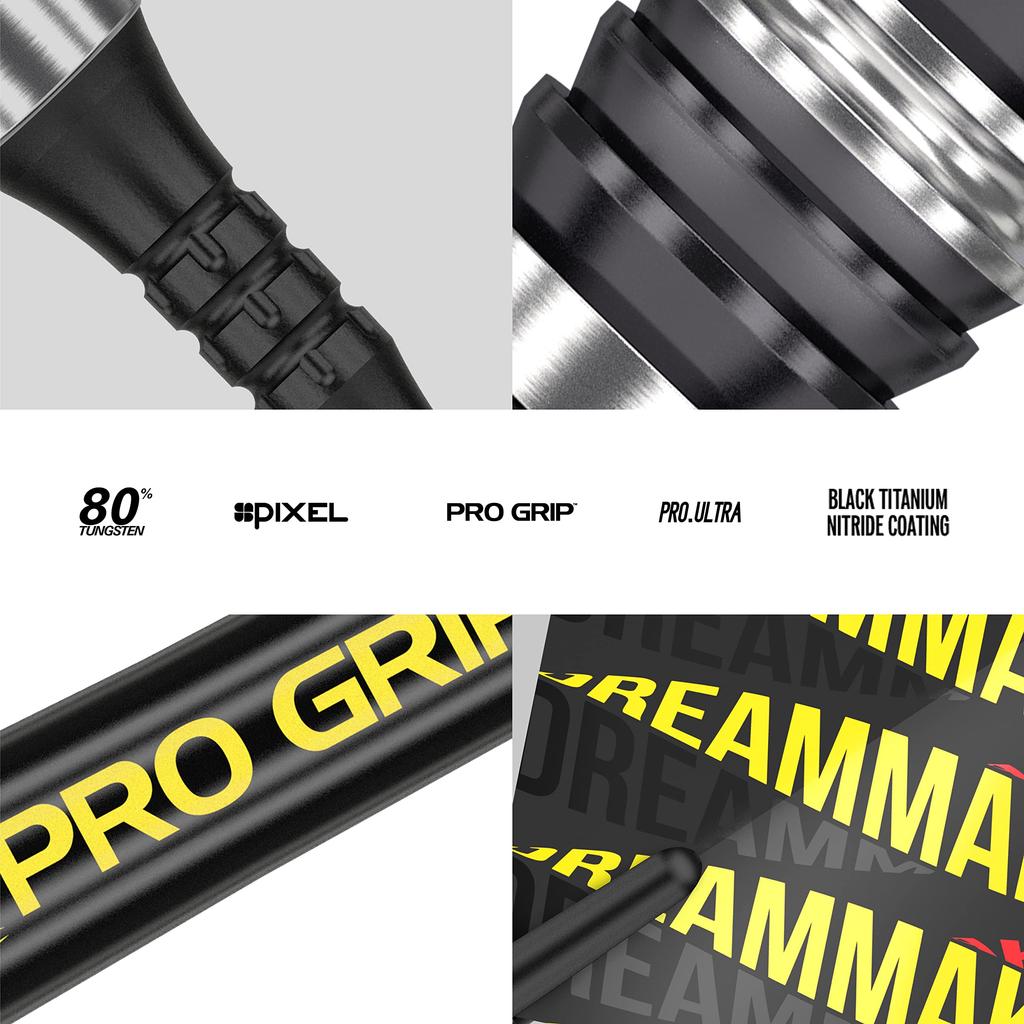 TARGET DVB 80 G1 Dimitri Van Den Bergh Supervised Model VAN DEN BERGH Darts 2BA Barrel 18g [Target] (DIMITRI Tungsten80%)