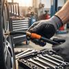 Screw-on Inflation Hose Threaded with M6 Thread Flexible for Garage