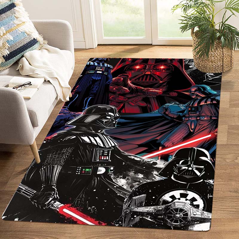 Star Wars Galaxy Printed Rug Non-Slip Floor Mat for Living Room Bedroom Kids Room Home Decor