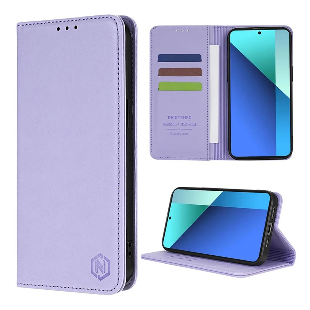 Магнитный слот для карт, кожаный чехол-книжка для Xiaomi Redmi Note 14 Pro 13 12 12S 11 11S 10 9 Pro 8 8T 7, кошелек, дружественный к коже, прочный