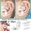 20Pcs Disposable Waterproof Ear Pads Shield Earmuffs Ear Stickers  for Kids Adults
