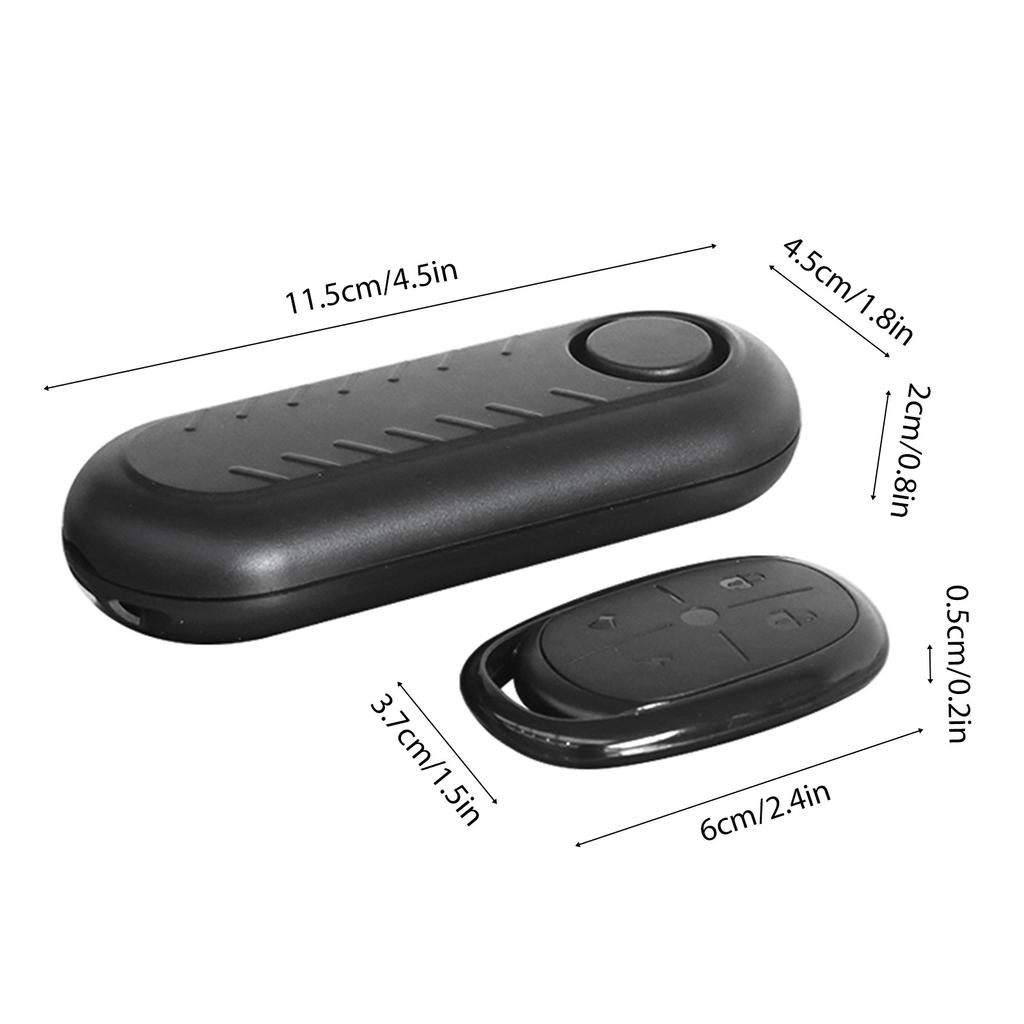 Bike Alarm with Remote Anti Theft Vibration Sensor Alarm System for Electric Bike Motorcycle Garage