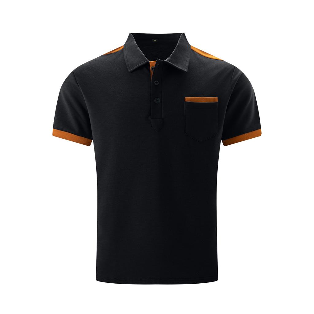 Мужская летняя дышащая рубашка с короткими рукавами и культурой отдыха