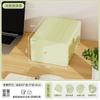 Desktop Cosmetic Organizer Box With Lid Stackable Plastic Storage Drawer Makeup Skincare Lipstick Office Bedroom