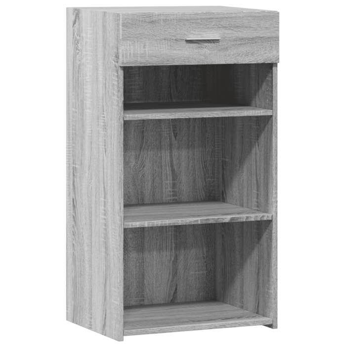 VidaXL Buffet sonoma gris 50x42,5x93 cm bois d'ingénierie, armoire, armoire latérale, armoire de rangement, armoire, 846332