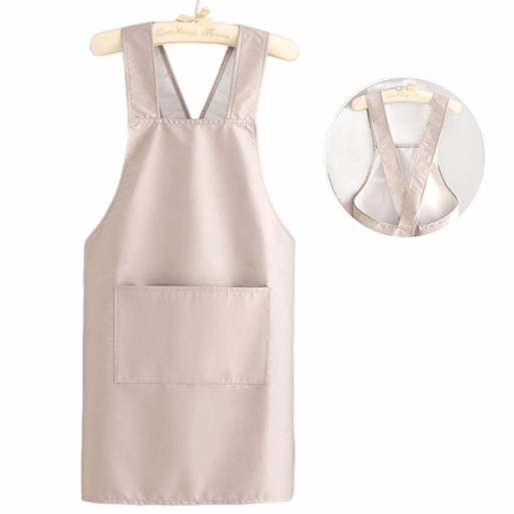 Waterproof Kitchen Cooking Apron Stain-proof Dishwashing Cleaning Apron Baking