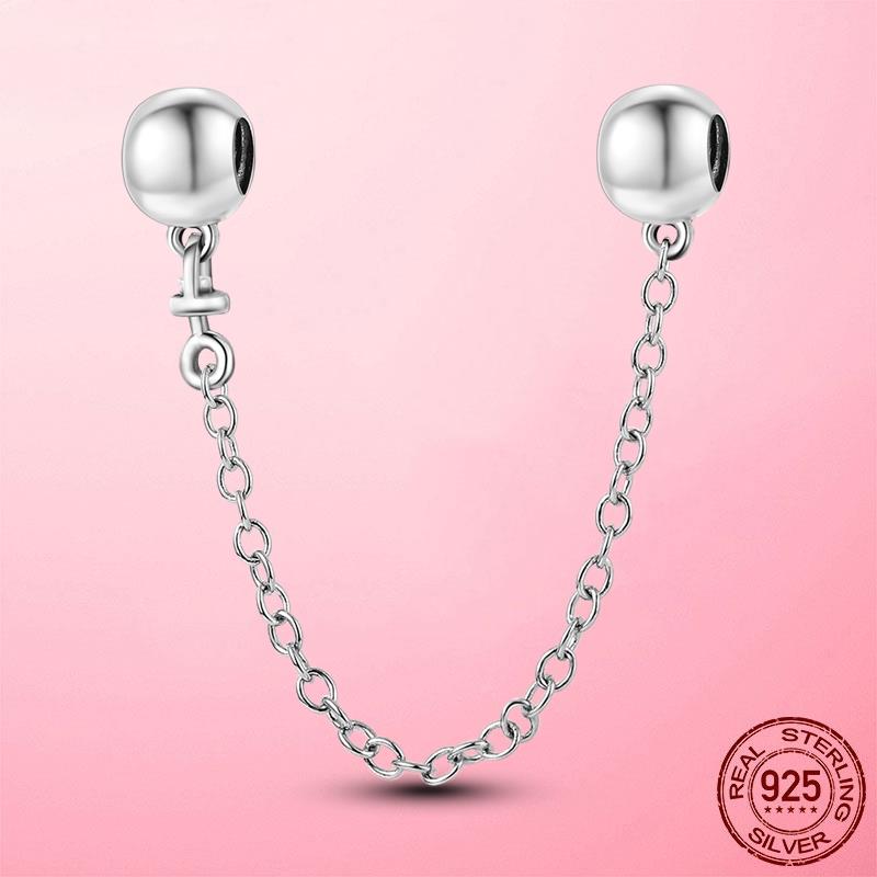 Застежка-зажим, цепочка-зажим из серебра 925 пробы, подвески-звездочки, бусины-стопоры, оригинальный браслет dora, оригинальные украшения своими руками