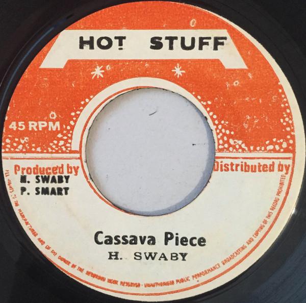 7-дюймовая пластинка HORACE SWABY Cassava Piece NONE Hot Stuff 1973 Ямайка Регги Ска Даб Б/у