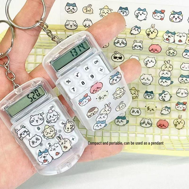 Chiikawa Silent Mini Calculator: Compact and Simple for Student Exams