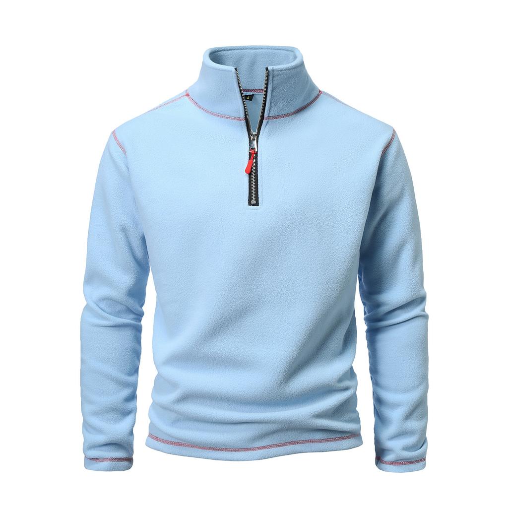Men's Sweatshirt Loose Solid Color Outdoor Warm Breathable T-Shirt Top