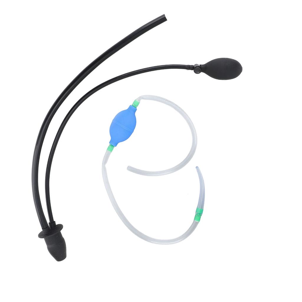 Silicone Enema Bulb Kit Inflatable Easy To Use Anal Douche Enema Kit for Relieve Constipation Fecal