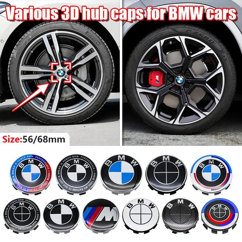 For BMW M 4Pcs 56MM 68MM Car Wheel Center Cap  Hub Covers For BMW M Logo E84 E83  X1 X2 X3 F48 G01 X4 X5 X6 Badge Auto Tuning Accessories