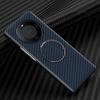 Подходит для Huawei Mate60pro, чехол для мобильного телефона с рисунком из углеродного волокна, ультратонкий 50RS матовый магнитный защитный чехол с защитой от падения 340