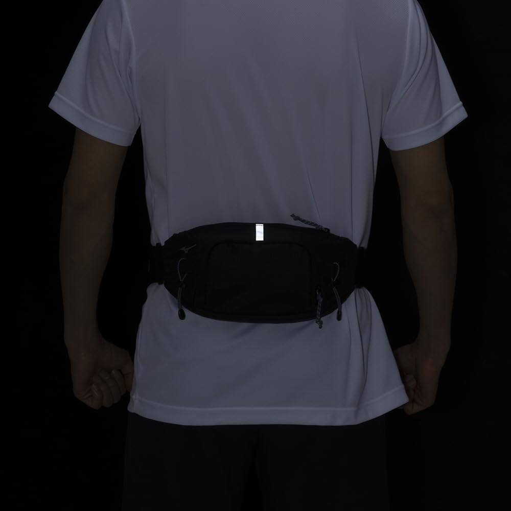 [Mizuno] 2-Way Waist Pouch CR Unisex Black