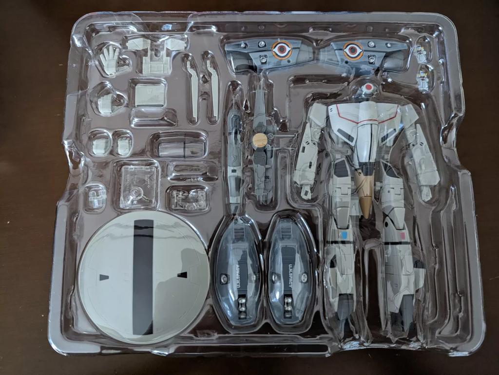 [ИСПОЛЬЗОВАННЫЙ] Bandai Macross / Robotech Hi-Metal R VE-1 Elintseeker Фигурка Япония Аниме