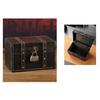 Practical Old Fashioned European Styles Sturdy Wood Trunk Stylish Storage Solution for Traveler and Fashion Lovers