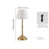Modern Gold Dimmable Dining Table Atmosphere Night Light Bedside Rechargeable Fabric Cordless Led Table Lamp