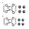 No Sewing Required Adjustable Button Pins Button Clip Pant Waist Tightener Pant Waist Buttons