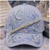 New D Digital Printing Butterfly Baseball Cap Morning Garden Adult Cap Peaked Cap Pastoral