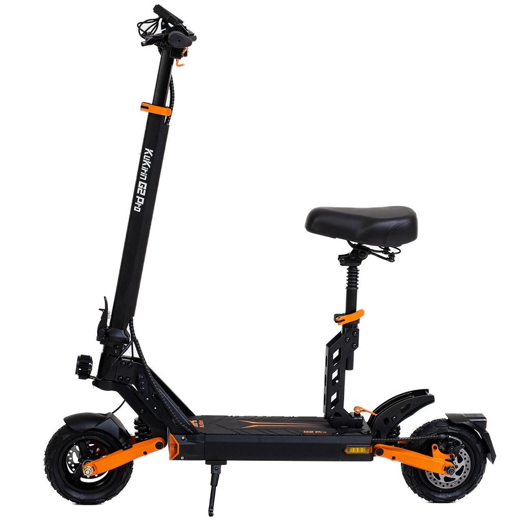 Electric Scooter Foldable Kukirin G2 Pro 600W Motor Top Speed 45Km/h With Removable Seat 48V 15.6AH Range 58Km Load 120Kg