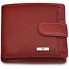 Oswald красный кожаный кошелек для мужчин