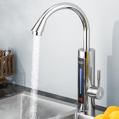 3300 Вт IPX4 Мгновенный кран-нагреватель горячей воды Отображение температуры Без бака Мгновенный нагрев воды 220 В/50 Гц Электрический кухонный водонагреватель