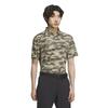 Мужская футболка Adidas Golf Камуфляж с коротким рукавом Оливковая страта,