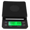Pour Over Coffee Scale with Timer Portable Electronic Digital Kitchen Scale Food WeighingBlack