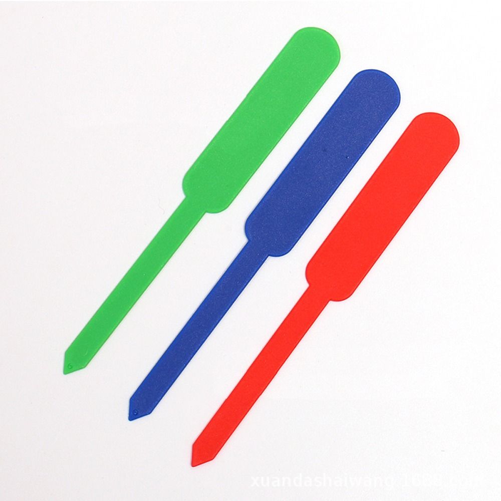 100 шт. Втыкаемые садовые бирки для растений, Классификация растений, Знаки для цветочных горшков, Пластиковые бирки для DIY