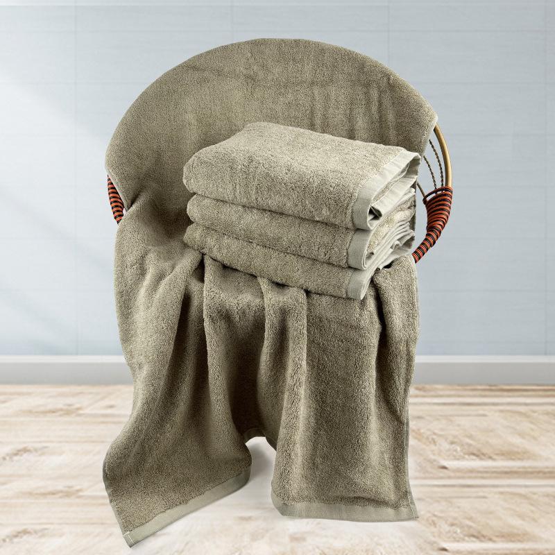 Полотенце для рабочего, банное полотенце из бамбукового волокна 260 г, среднее полотенце, маленькое банное полотенце для взрослых, для купания, не теряет волосы, сухое полотенце для тела