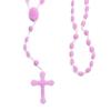 Rosary Necklace Plastic Jewelry Luminous Cross Religious Necklace