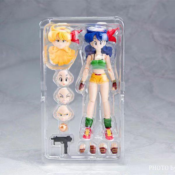 13СМ Фигурка Dragon Ball z Аниме Бульма SHF Чичи Ланч Андроид 18 Лазули Коллекция Модель Действия Игрушка ПВХ Настольное Украшение Кукла