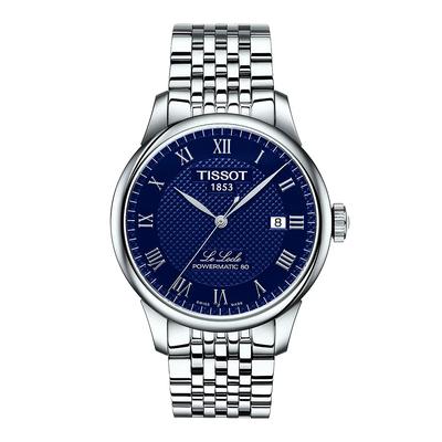 Tissot Le Locle Наручные часы с браслетом и синим циферблатом (Официальный импорт) T0064071104300 Мужской