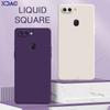 Квадратный жидкий силиконовый чехол для камеры OPPO R15 R15X R17 RX17 Pro Neo, защитный противоударный чехол на 360 градусов, мягкая задняя крышка, защитная сумка