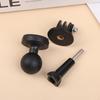 Universal 1" Aluminum Ball Mount Head Adapter With 1/4" Threaded For Double Socket Arm For Action Camera Support Stand