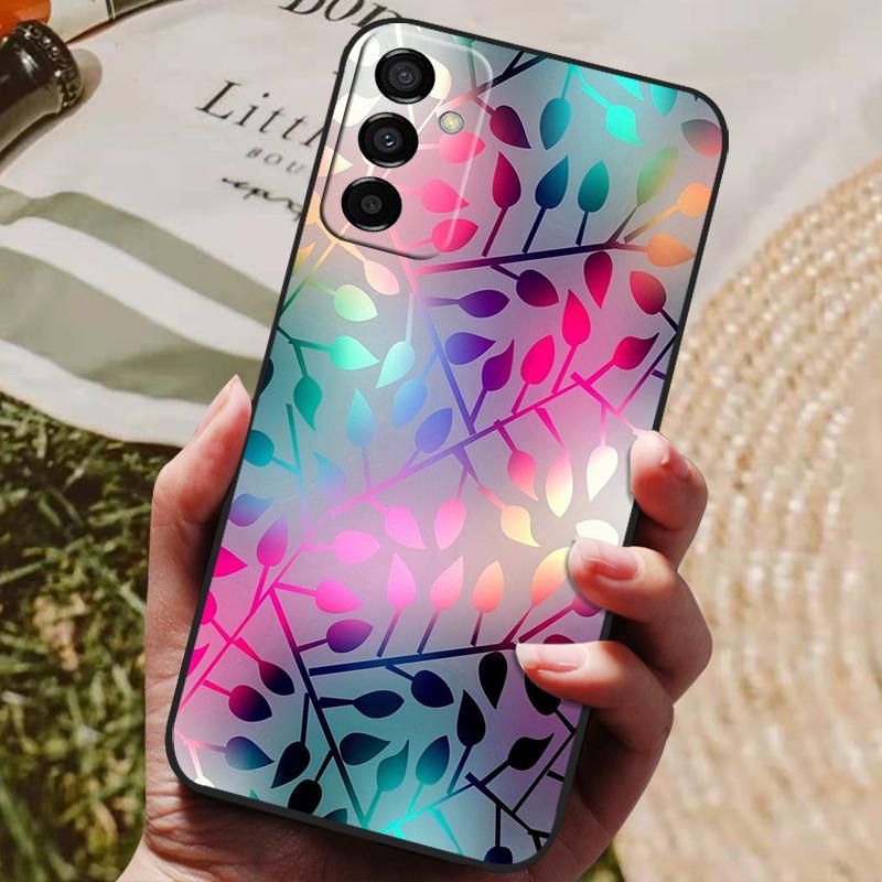 For Samsung F13 4G Case SM-E135F TPU Soft Silicon Back Cover for Samsung Galaxy F13 Camera Protective Phone Case Black Bumper