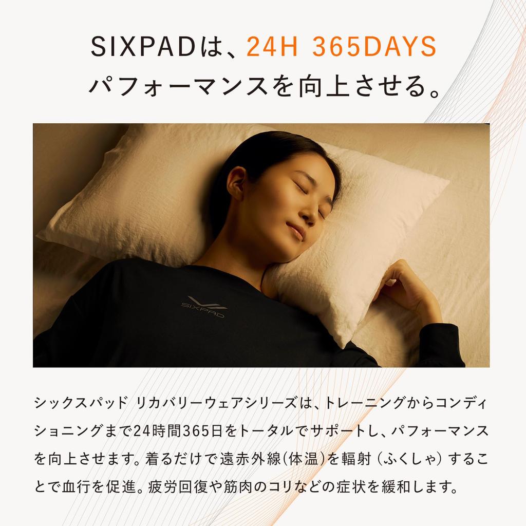 Эксклюзивный магазин Sixpad Recovery Wear Sleep Long [SIXPAD] (Штаны (пижама), JP, Алфавит, L, (бежевый))