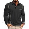 Autumn New Arrivals Men's Long-Sleeved Collared T-Shirt Men's Polo Shirt Top